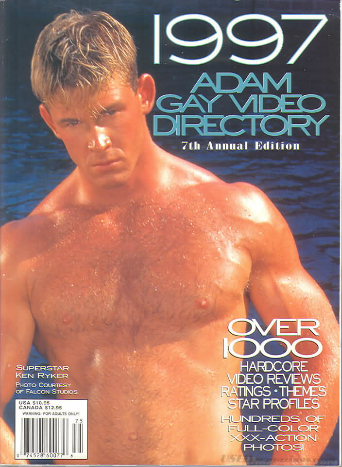 Adam Gay Video Directory # 7 magazine back issue Adam Gay Video Directory magizine back copy 