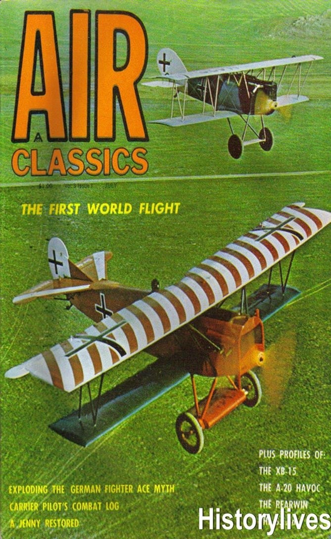Air Classics July 1966 magazine back issue Air Classics magizine back copy 