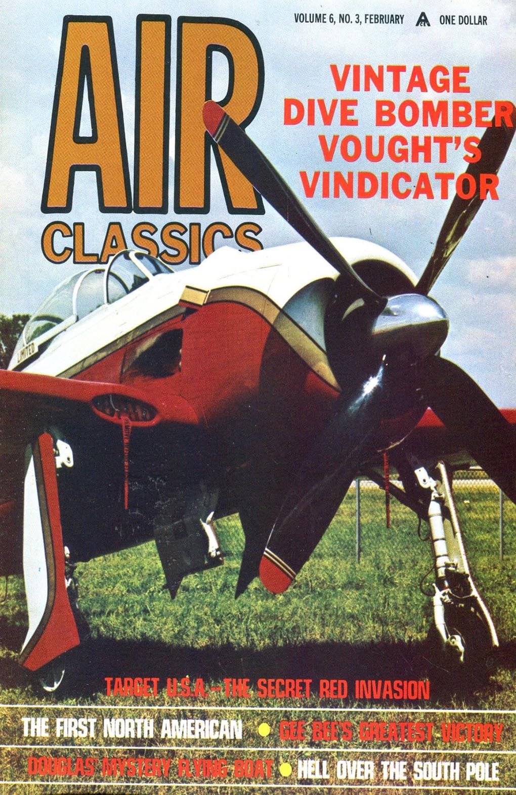 Air Classics February 1970 magazine back issue Air Classics magizine back copy 
