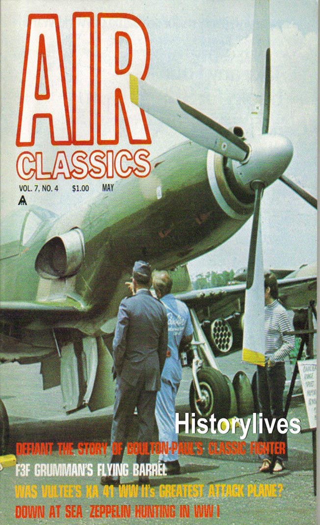 Air Classics May 1971 magazine back issue Air Classics magizine back copy 
