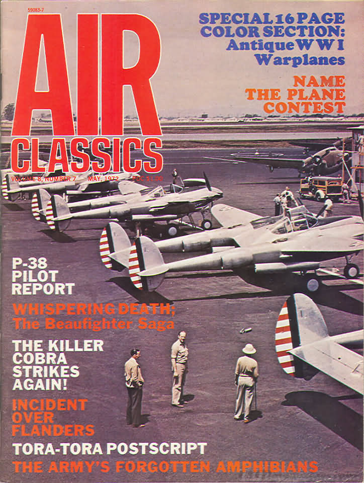 Air Classics May 1972 magazine back issue Air Classics magizine back copy 
