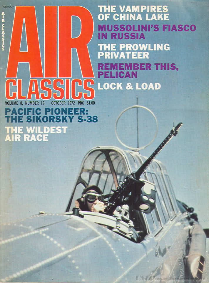 Air Classics October 1972 magazine back issue Air Classics magizine back copy 