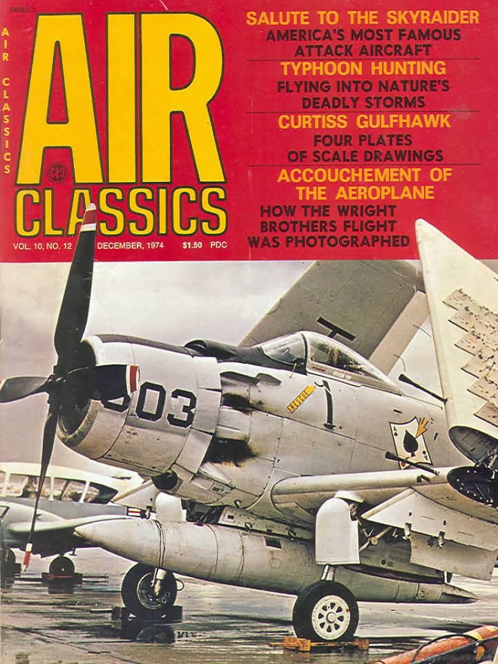 Air Classics December 1974 magazine back issue Air Classics magizine back copy 