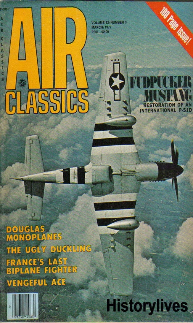 Air Classics March 1977 magazine back issue Air Classics magizine back copy 