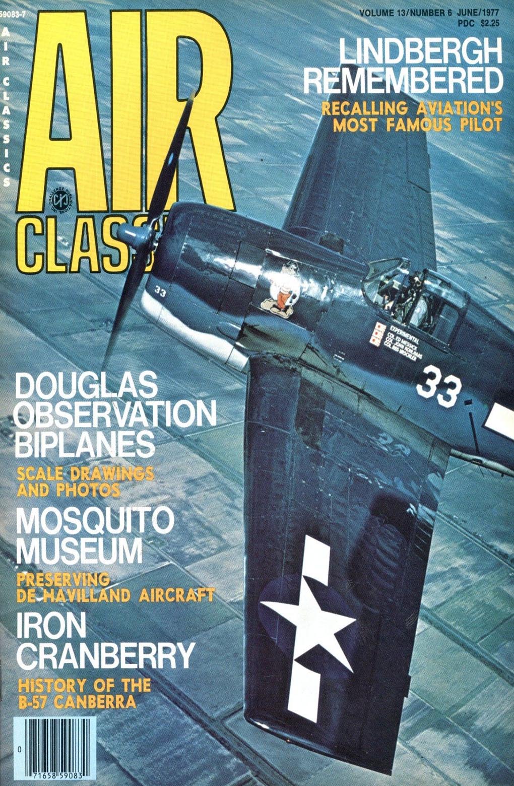 Air Classics June 1977 magazine back issue Air Classics magizine back copy 