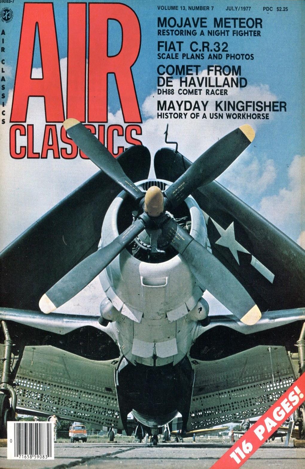 Air Classics July 1977 magazine back issue Air Classics magizine back copy 