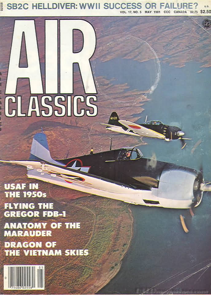 Air Classics May 1981 magazine back issue Air Classics magizine back copy 