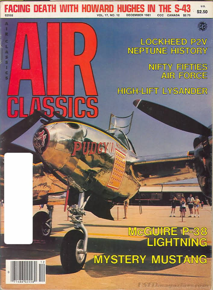 Air Classics December 1981 magazine back issue Air Classics magizine back copy 