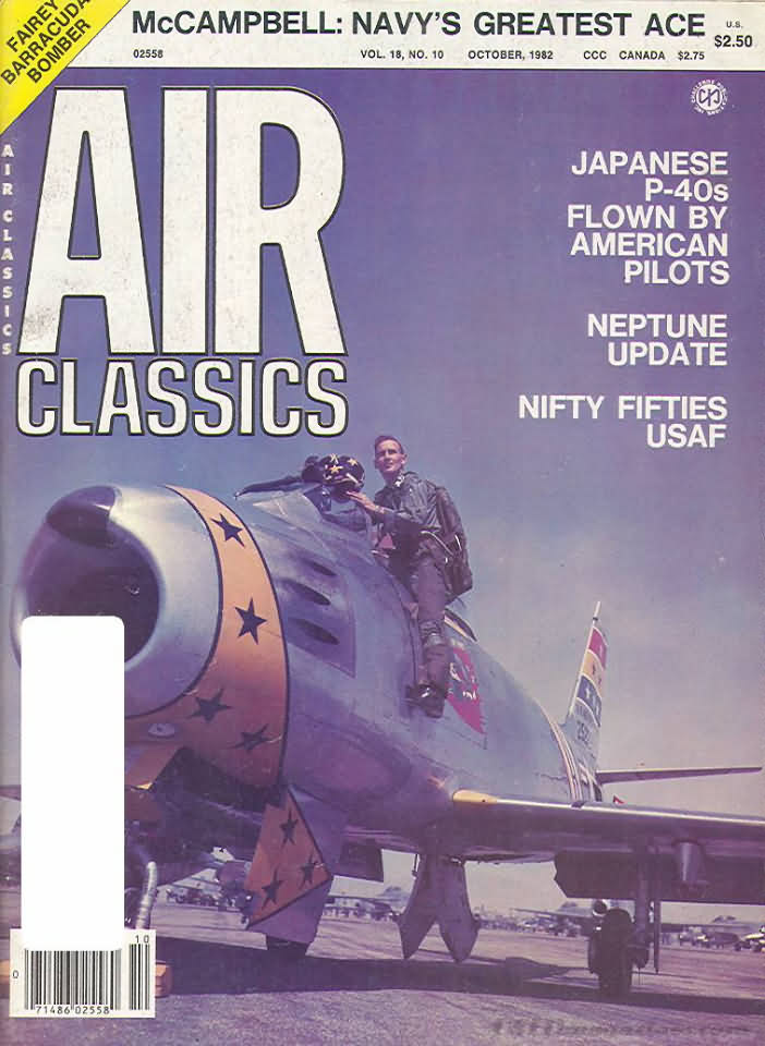 Air Classics October 1982 magazine back issue Air Classics magizine back copy 