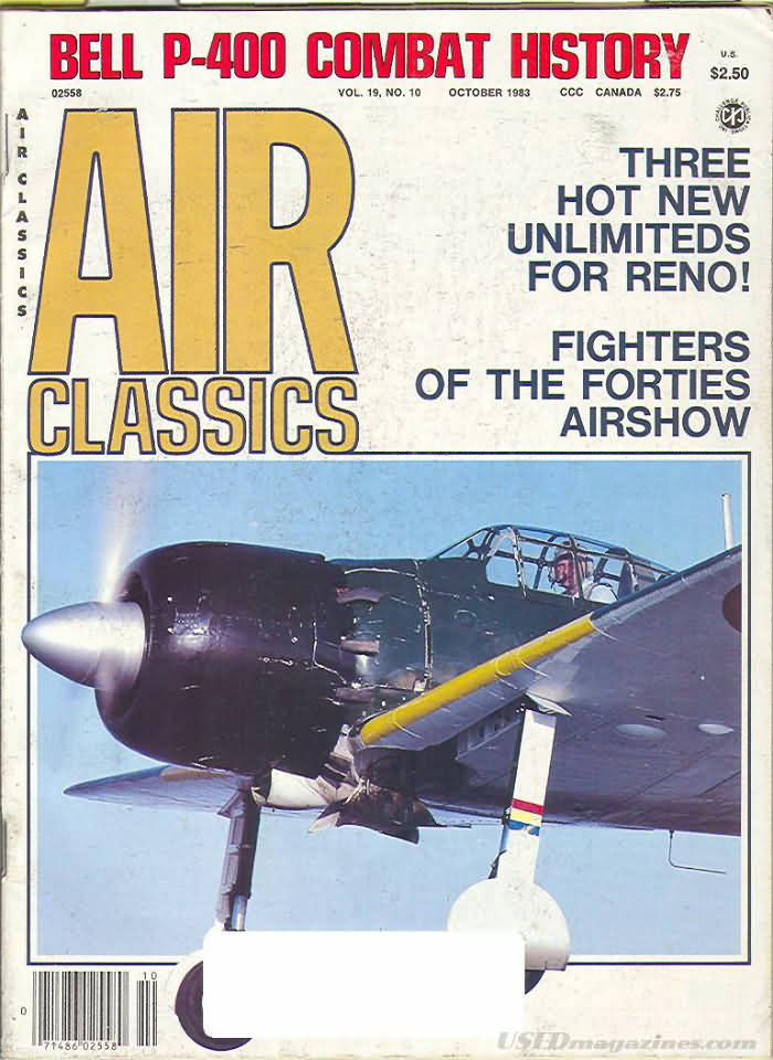Air Classics October 1983 magazine back issue Air Classics magizine back copy 