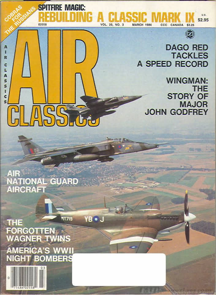 Air Classics March 1984 magazine back issue Air Classics magizine back copy 
