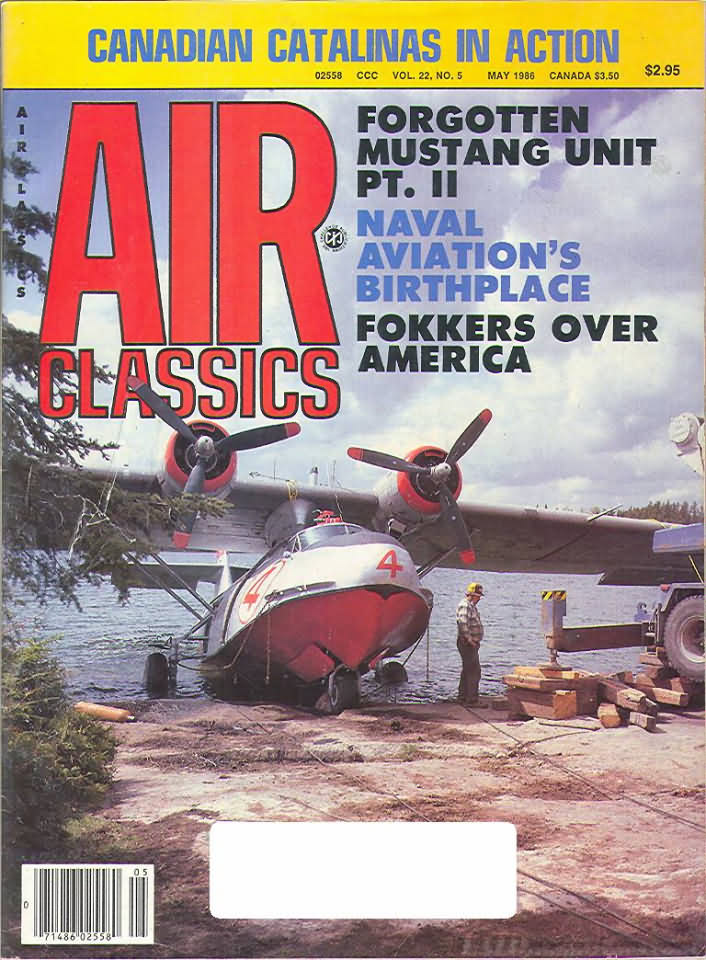 Air Classics May 1986 magazine back issue Air Classics magizine back copy 