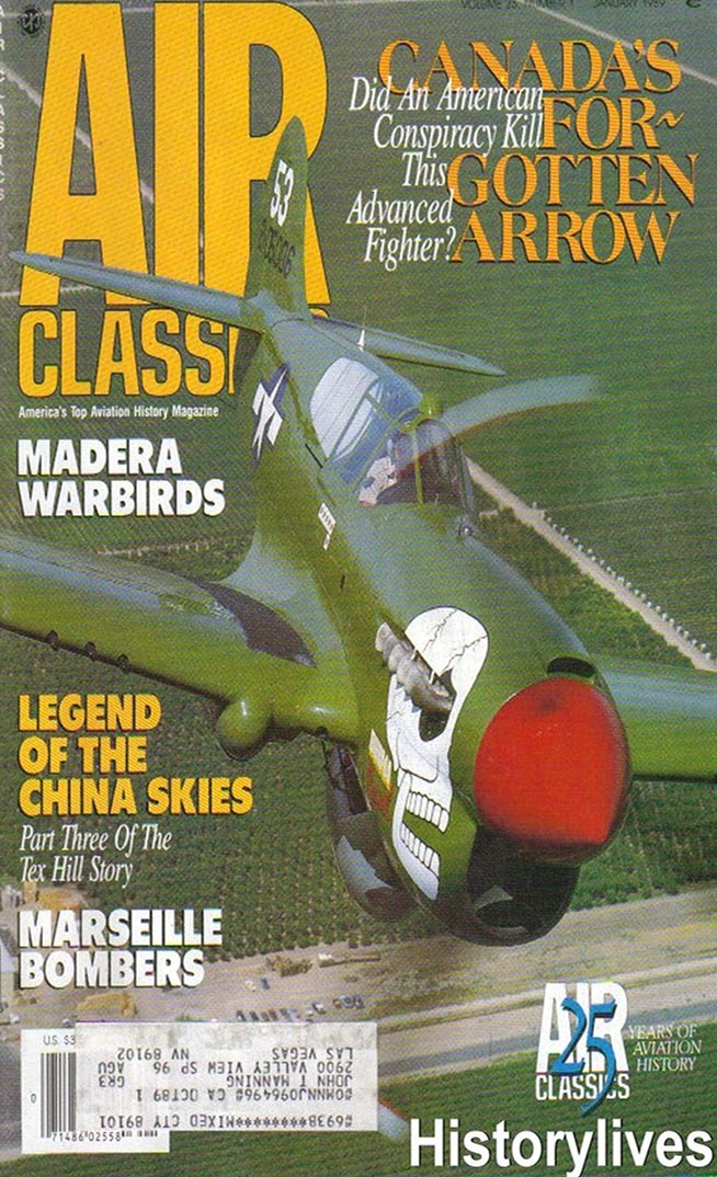Air Classics January 1989 magazine back issue Air Classics magizine back copy 