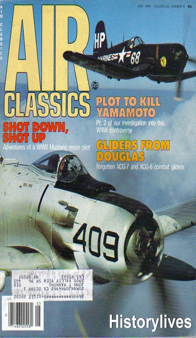 Air Classics May 1989 magazine back issue Air Classics magizine back copy 