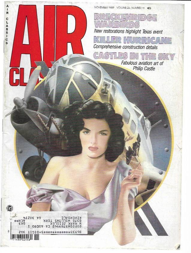 Air Classics November 1989 magazine back issue Air Classics magizine back copy 