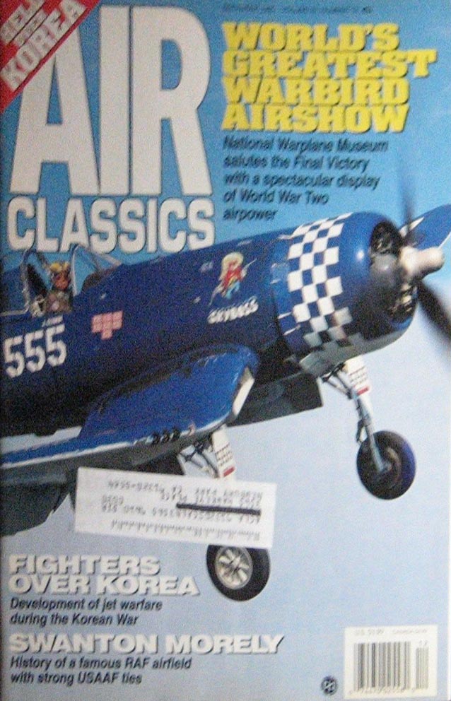 Air Classics December 1995 magazine back issue Air Classics magizine back copy 