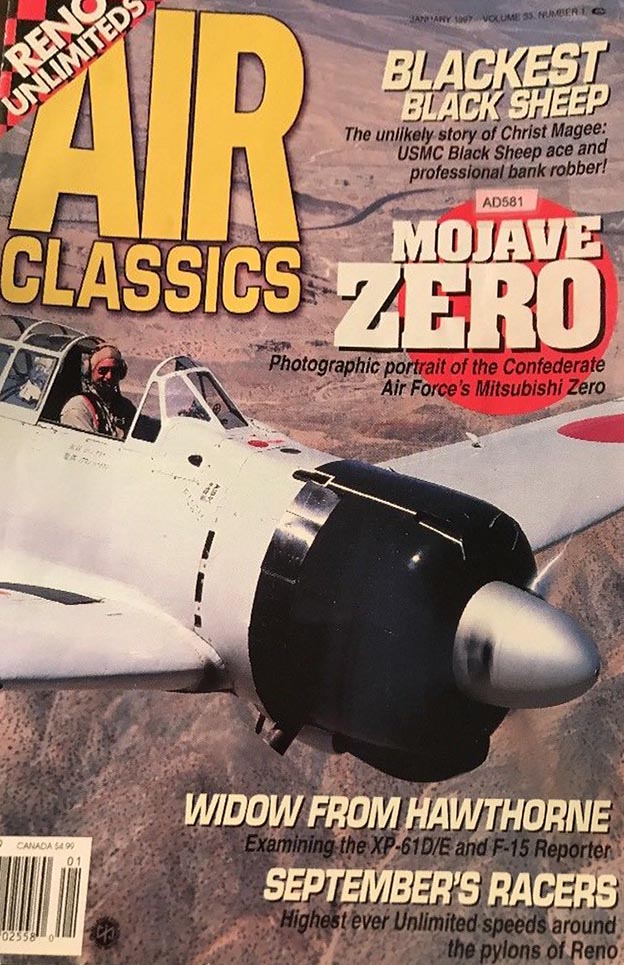 Air Classics January 1997 magazine back issue Air Classics magizine back copy 