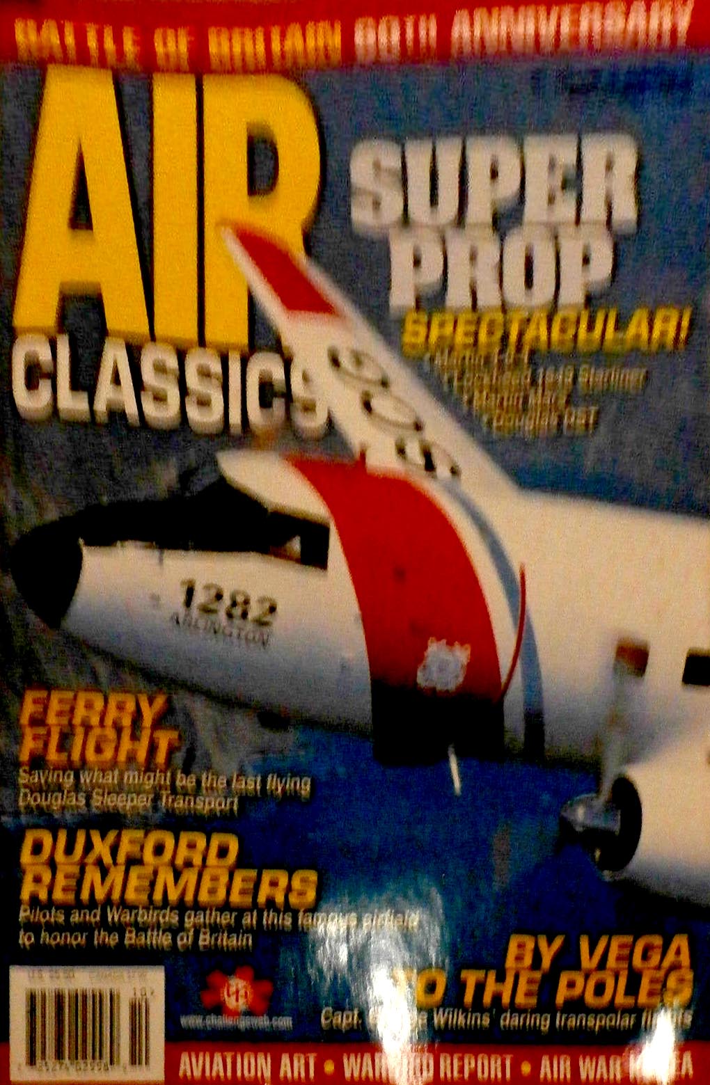 Air Classics October 2000 magazine back issue Air Classics magizine back copy 