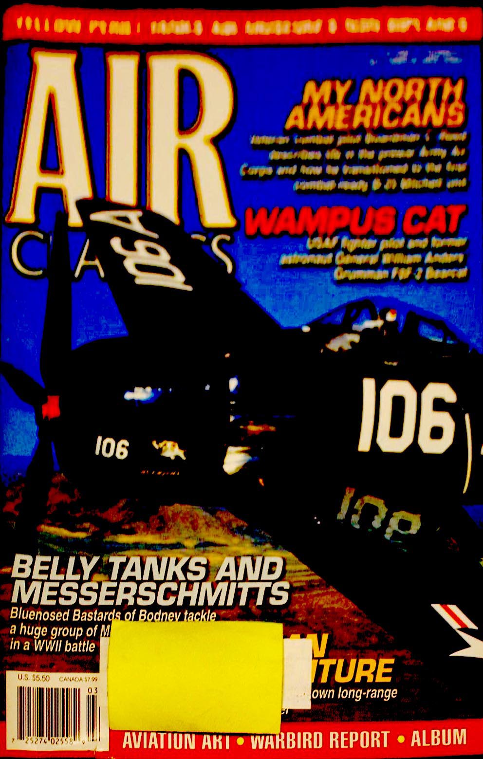 Air Classics March 2001 magazine back issue Air Classics magizine back copy 