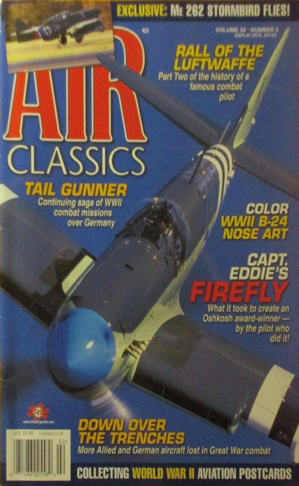 Air Classics February 2003 magazine back issue Air Classics magizine back copy 
