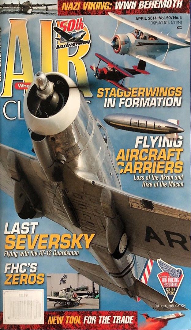 Air Classics April 2014 magazine back issue Air Classics magizine back copy 