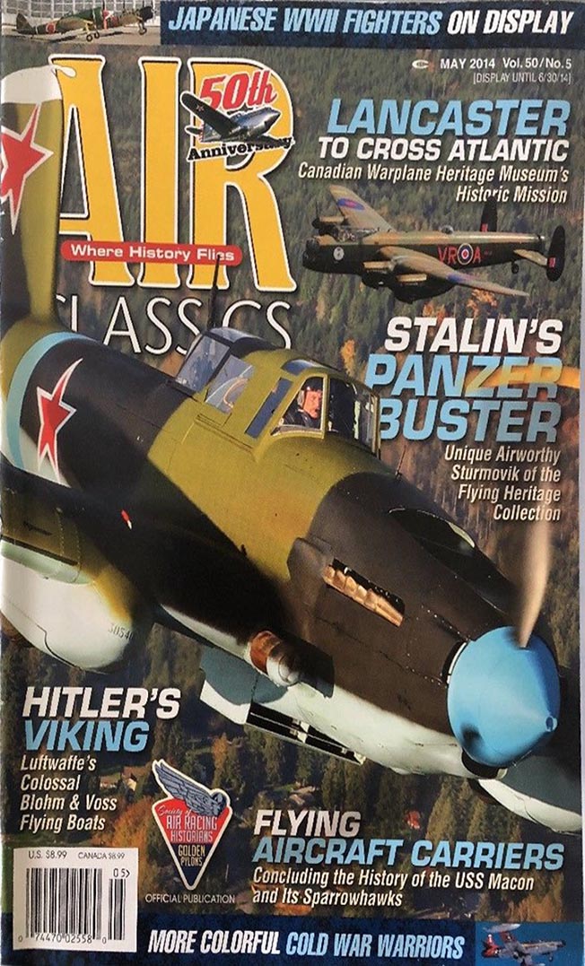 Air Classics May 2014 magazine back issue Air Classics magizine back copy 