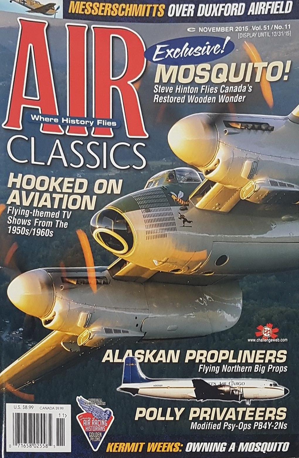 Air Classics November 2015 magazine back issue Air Classics magizine back copy 