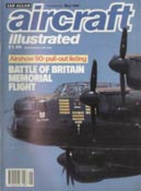 Aircraft Illustrated May 1990 magazine back issue Aircraft Illustrated magizine back copy 