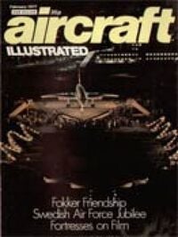 Aircraft Illustrated February 1977 magazine back issue cover image