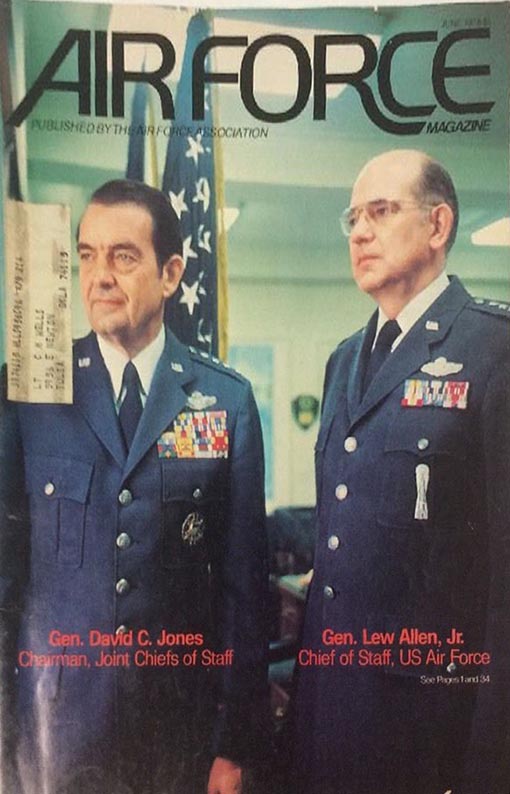 Air Force June 1978 magazine back issue Air Force magizine back copy 