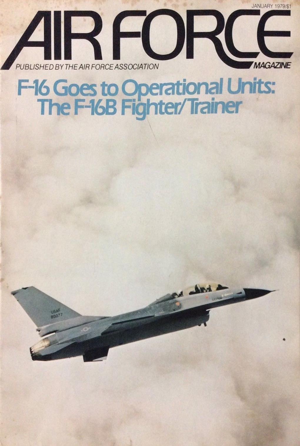 Air Force January 1979 magazine back issue Air Force magizine back copy 