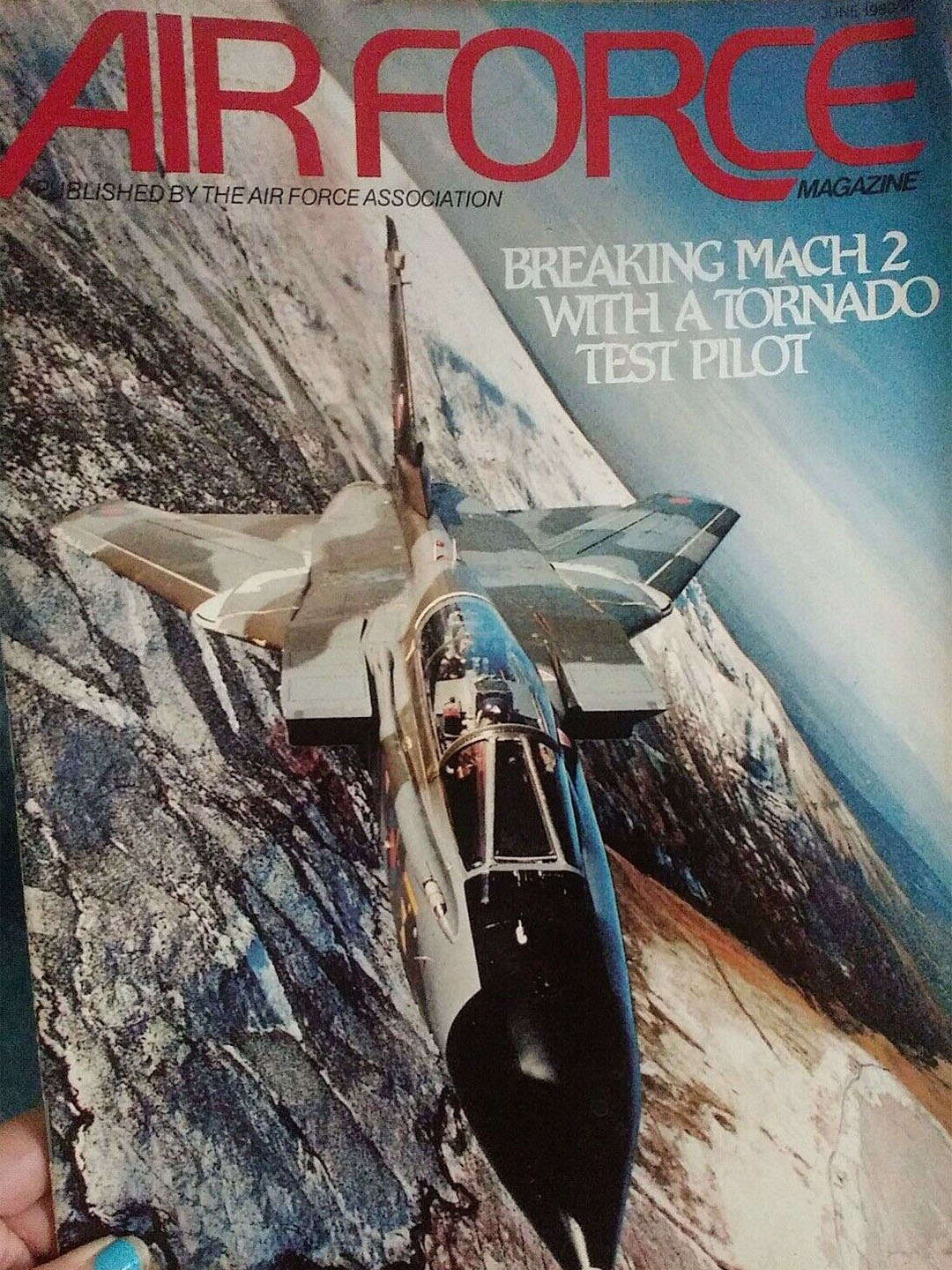 Air Force June 1980 magazine back issue Air Force magizine back copy 