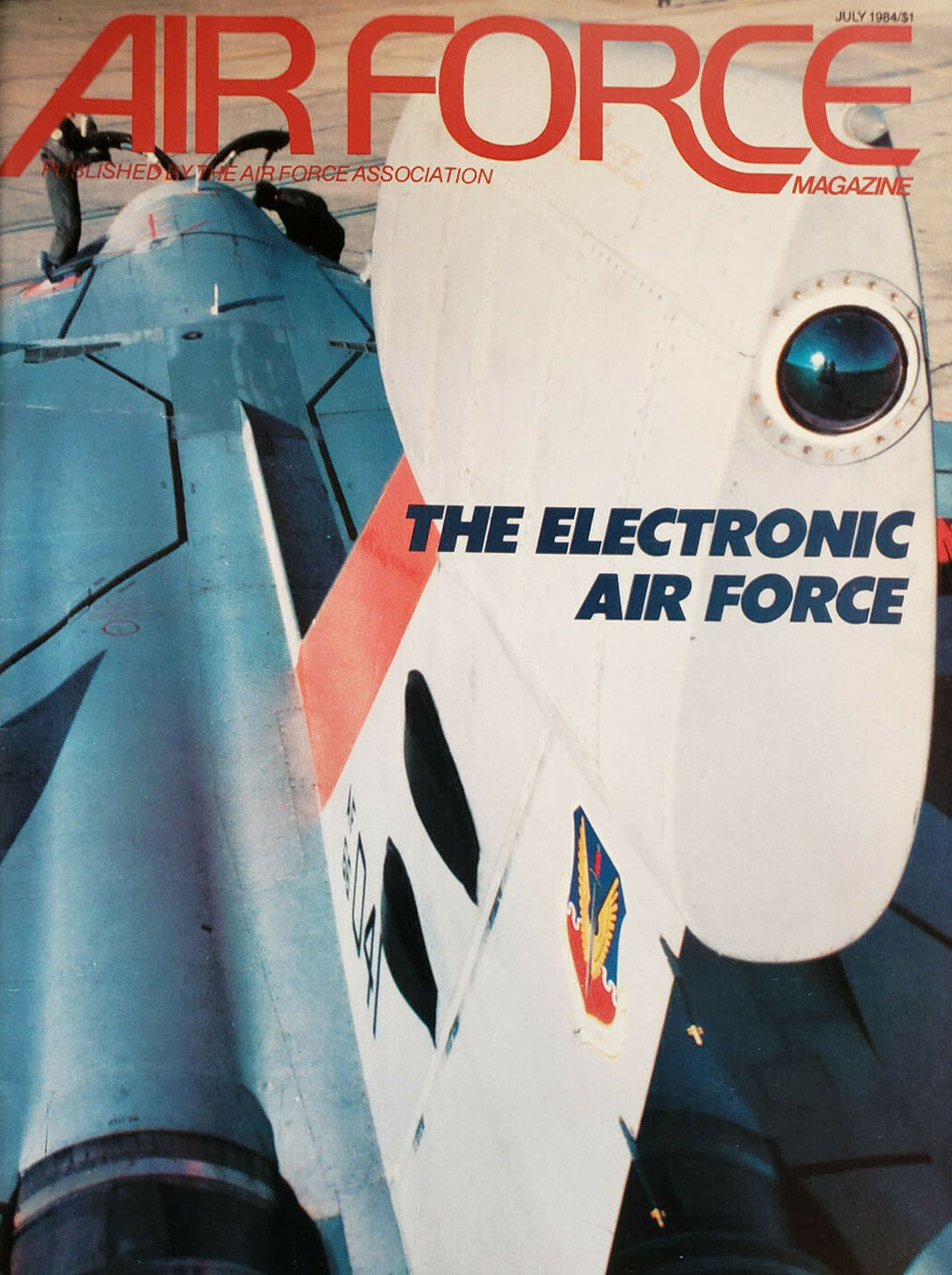 Air Force July 1984 magazine back issue Air Force magizine back copy 
