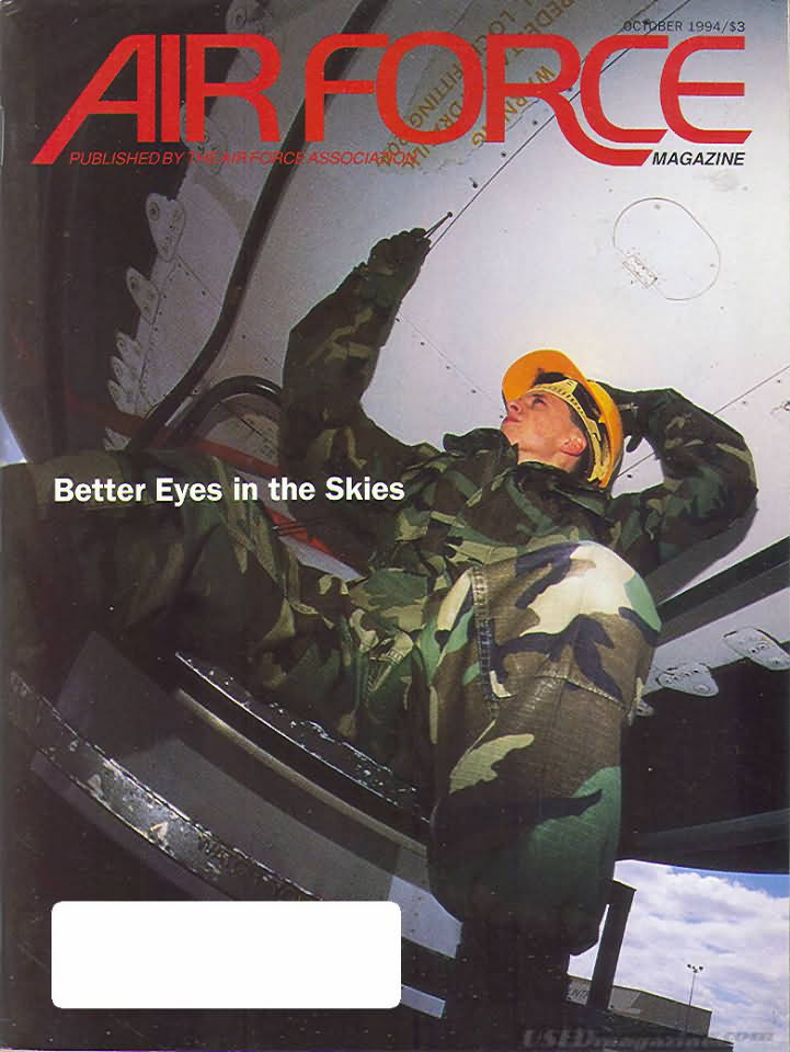 Air Force October 1994 magazine back issue Air Force magizine back copy 