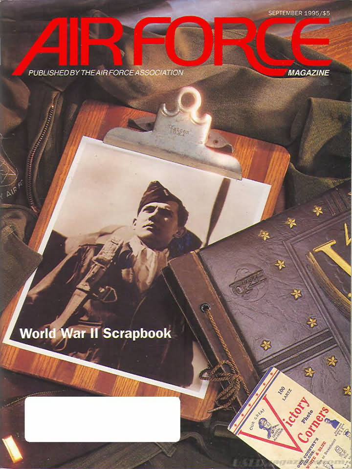 Air Force September 1995 magazine back issue Air Force magizine back copy 