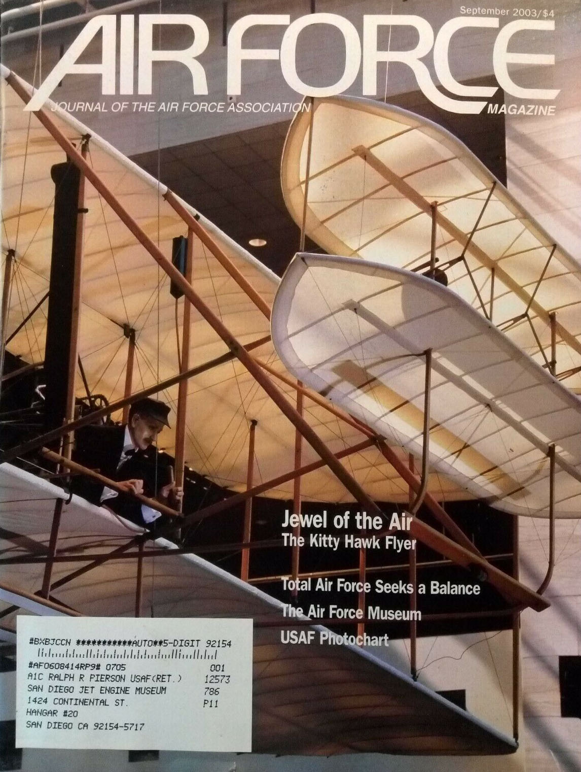 Air Force Sep 2003 magazine reviews