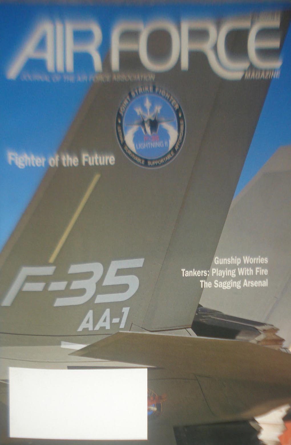 Air Force July 2009 magazine back issue Air Force magizine back copy 