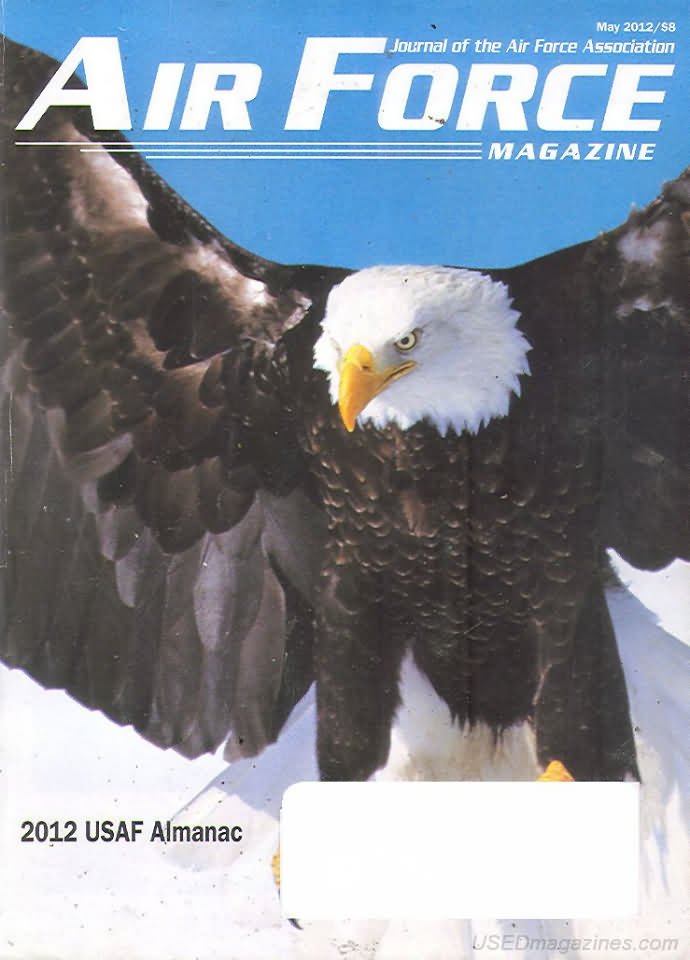 Airforce May 2012 magazine back issue Air Force magizine back copy 