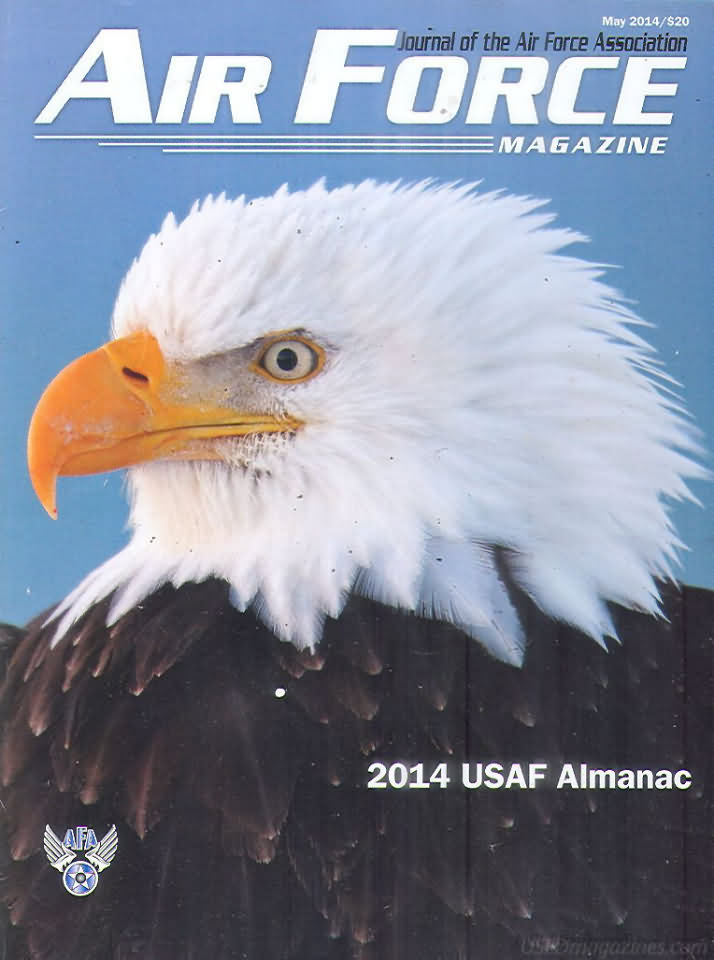 Air Force May 2014 magazine back issue Air Force magizine back copy 