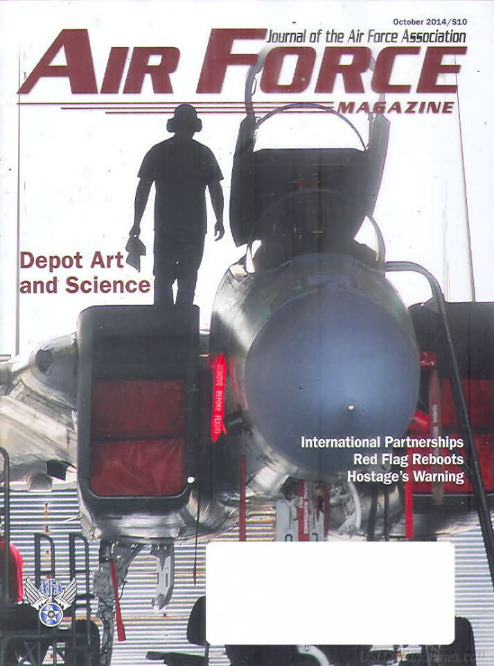 Air Force October 2014 magazine back issue Air Force magizine back copy 