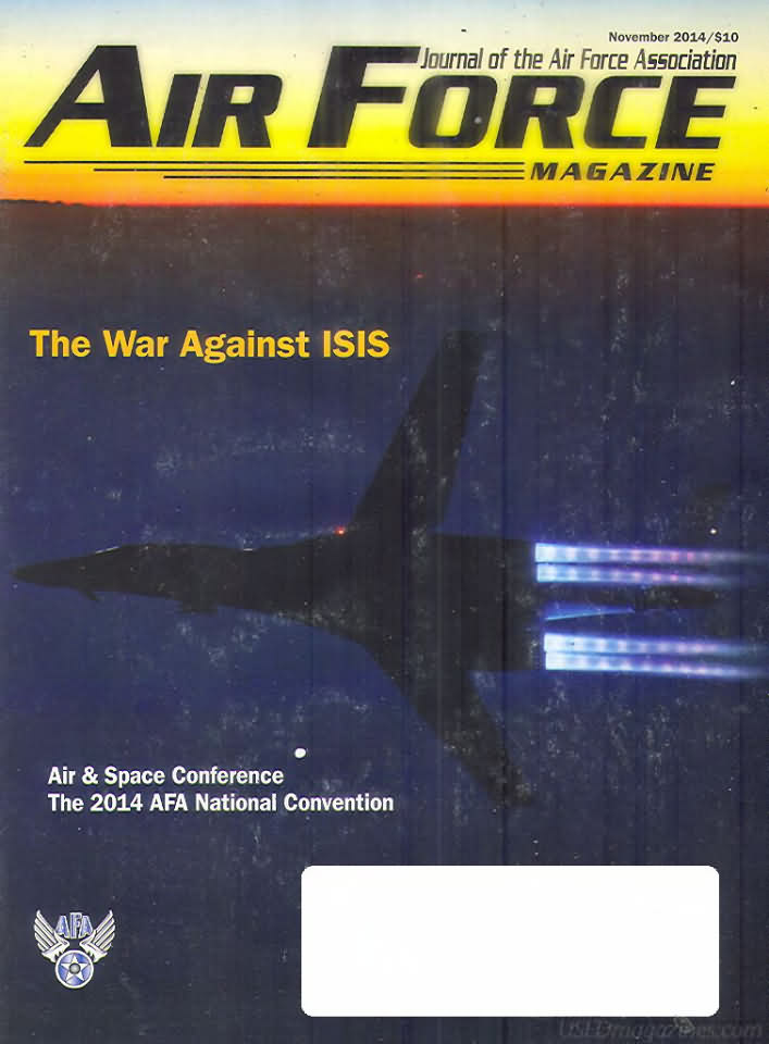 Air Force November 2014 magazine back issue Air Force magizine back copy 