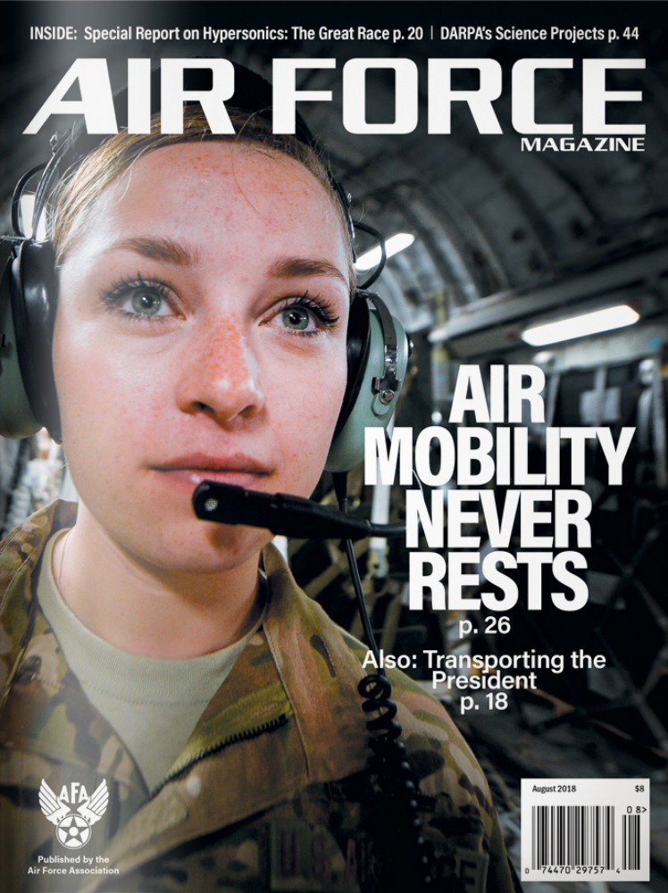 Air Force August 2018 magazine back issue Air Force magizine back copy 