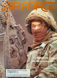 Air Force November 1998 magazine back issue cover image