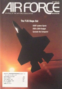 Air Force April 2003 magazine back issue