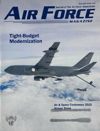 Air Force November 2015 magazine back issue cover image