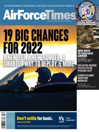 Air Force Times January 2022 Magazine Back Copies Magizines Mags