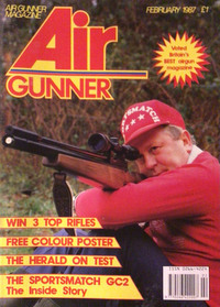 Air Gunner February 1987 Magazine Back Copies Magizines Mags