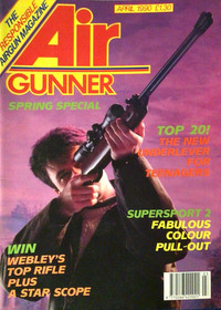 Air Gunner April 1990 magazine back issue cover image