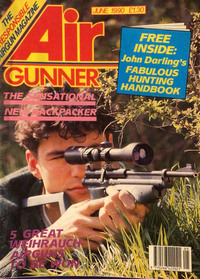 Air Gunner June 1990 Magazine Back Copies Magizines Mags
