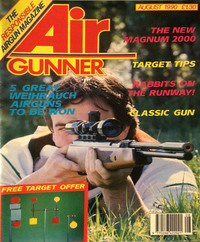 Air Gunner August 1990 magazine back issue cover image